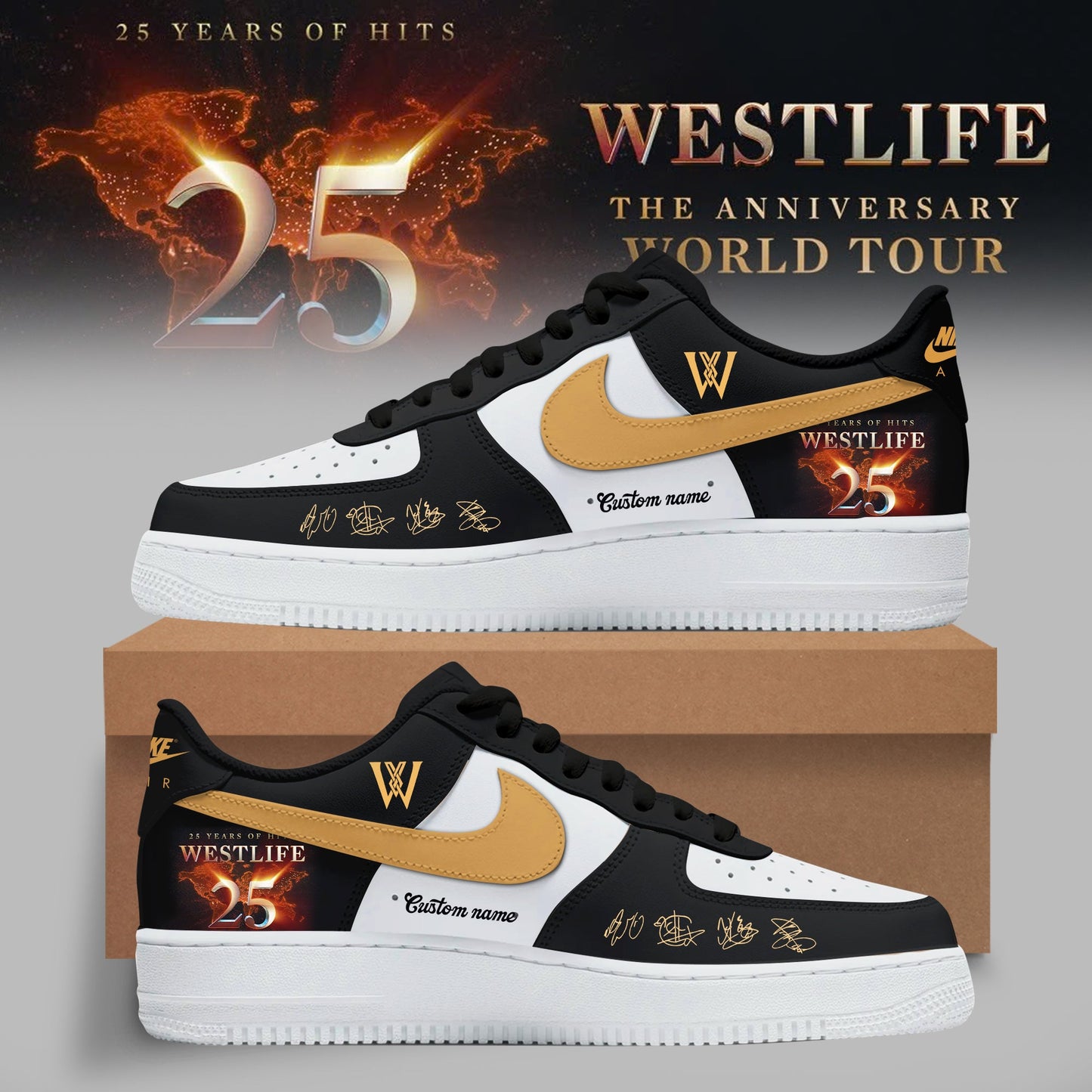 WESTLIFE – 25th Anniversary World Tour - Memory Walk Sneakers