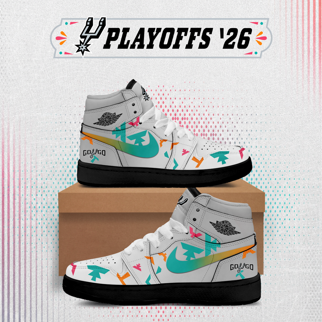 San Antonio-inspired pair of Spurs Playoff AJ1