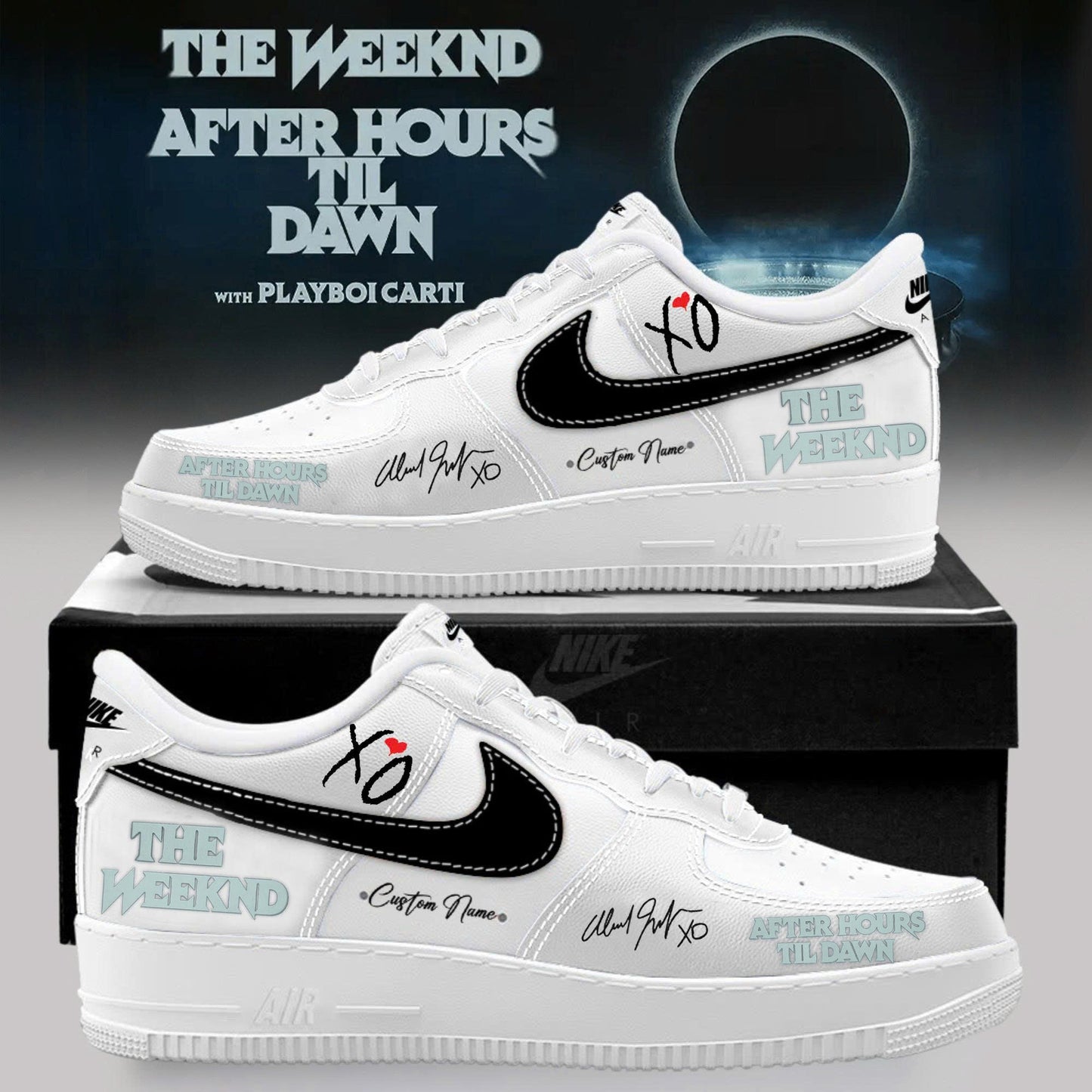 The Weeknd _ After Hours Till Dawn Tour Signature “ Shoes