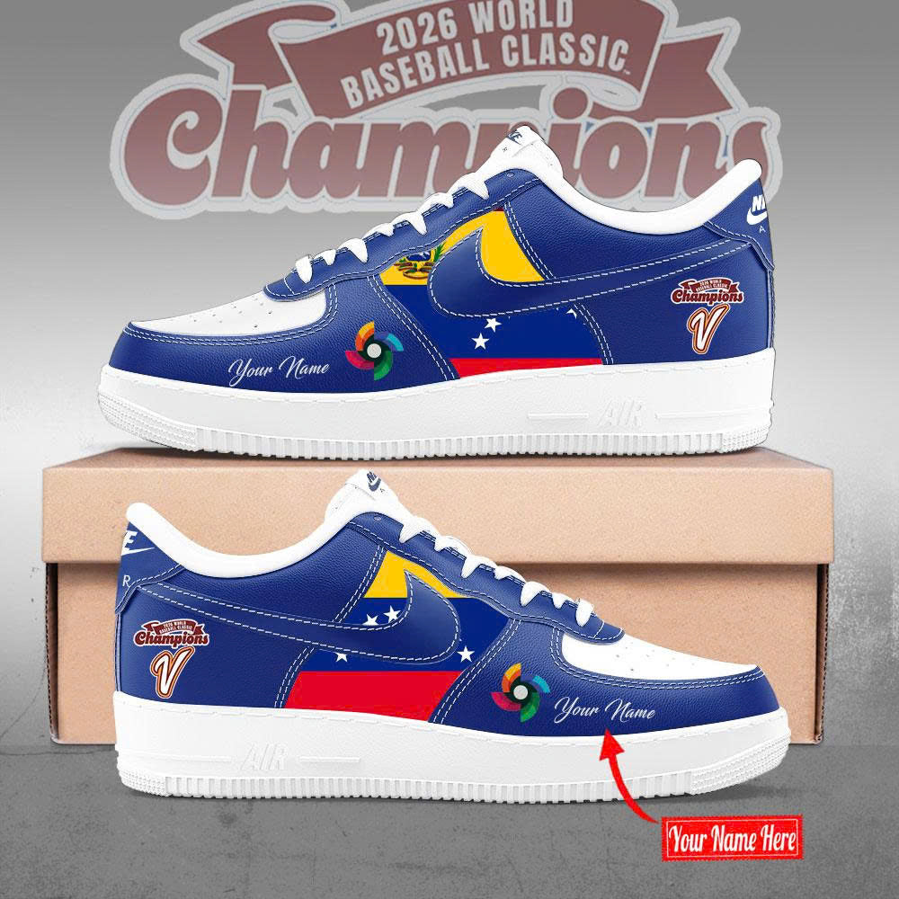 Venezuela 2026 World Baseball Classic Champions Limited Edition AF1 Sneaker