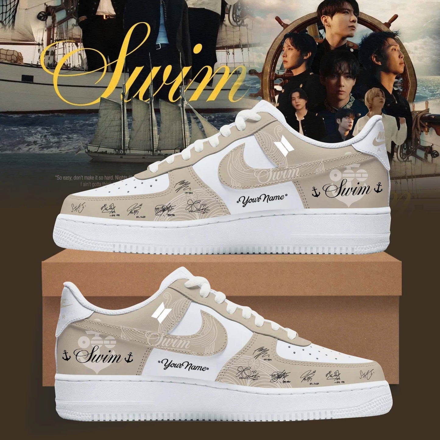 BTS “ Swim Arirang Album Mixed Mesh Shoes