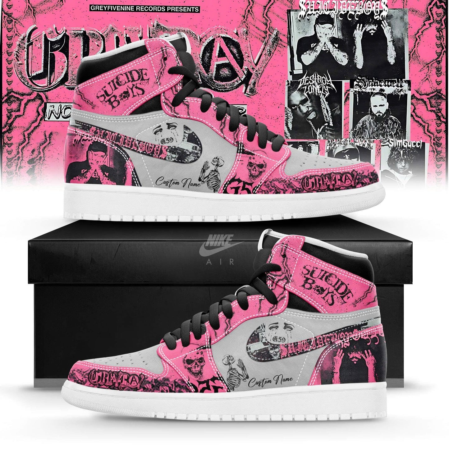 Grey day 2026 – North American Tour AJ1 Sneaker