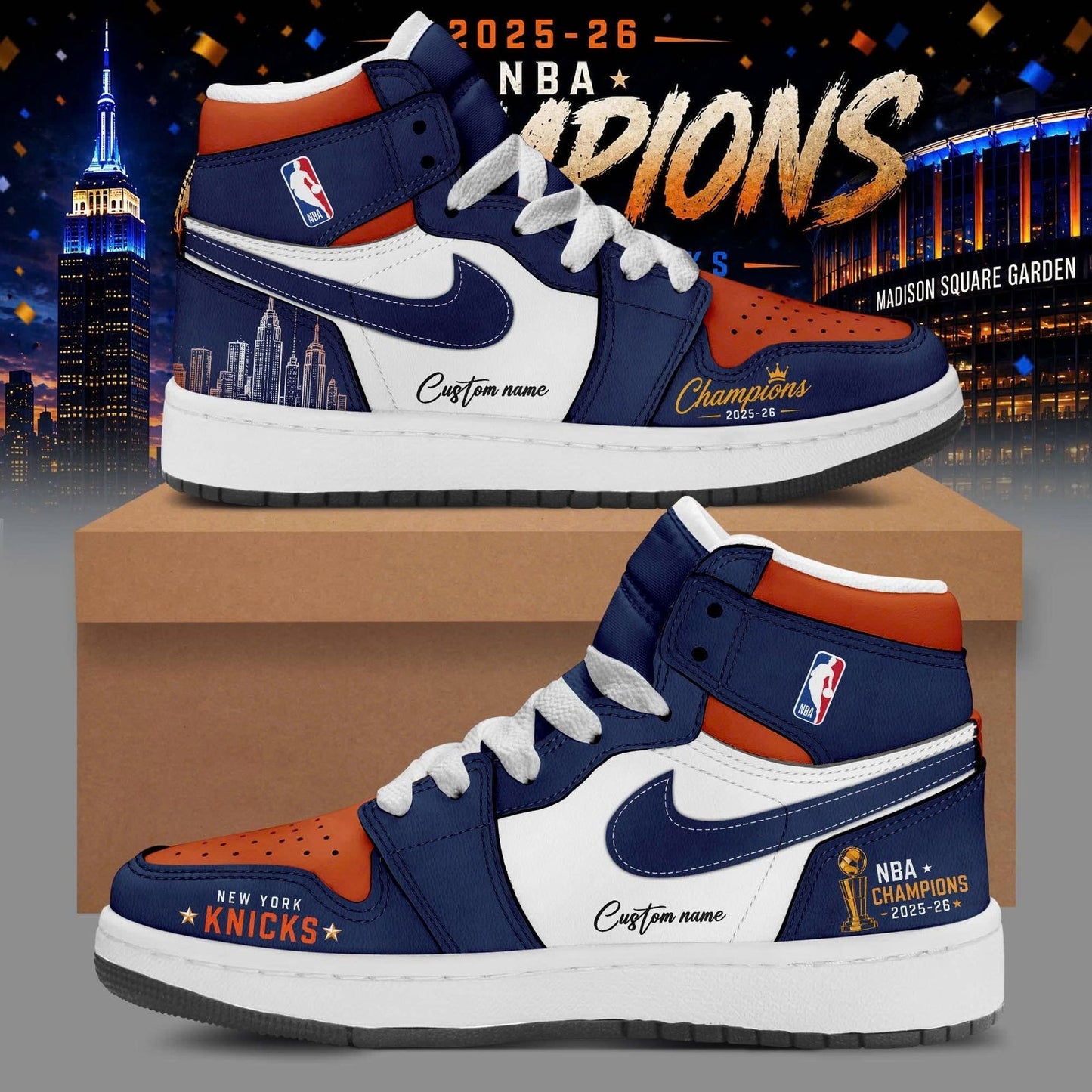 New York Knicks 2026 NBA Champions JD 1 Shoes
